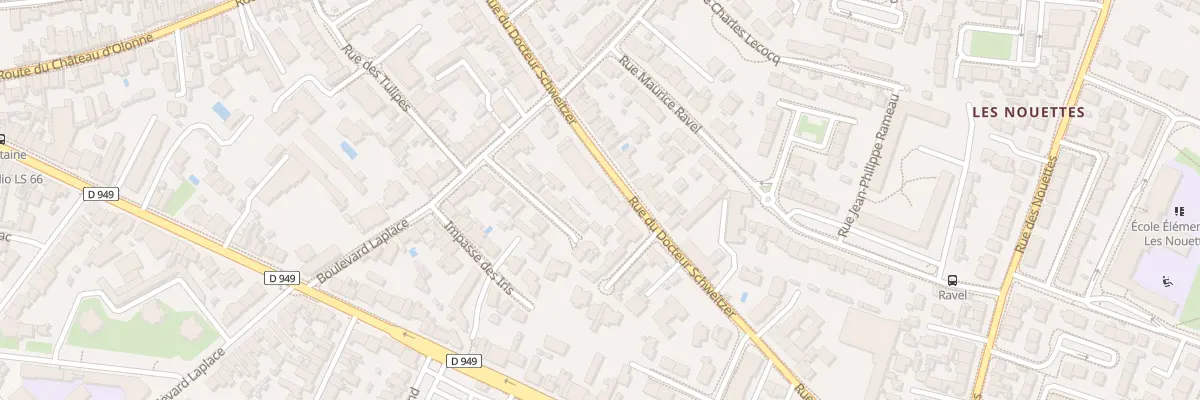 Plan du 129 Rue du Docteur Schweitzer aux Sables-d’Olonne