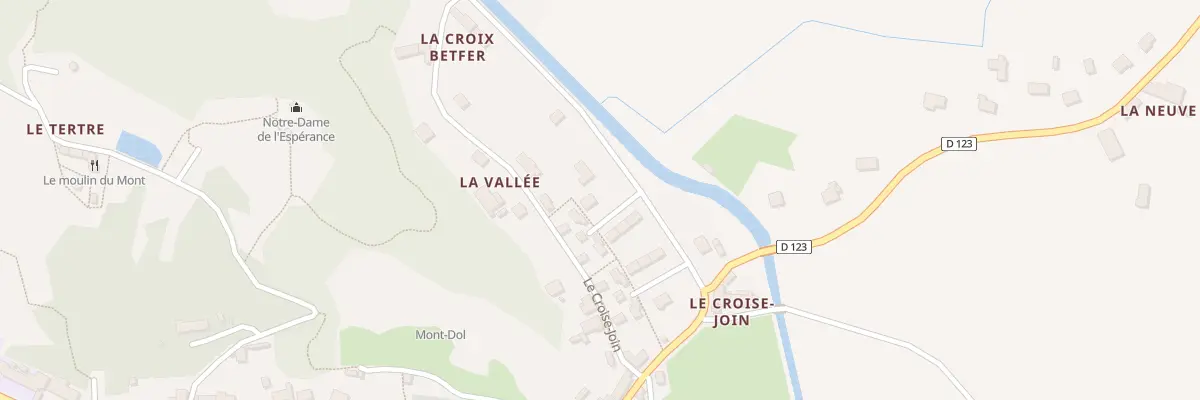 Plan du 1 All des Mimosas à Mont-Dol