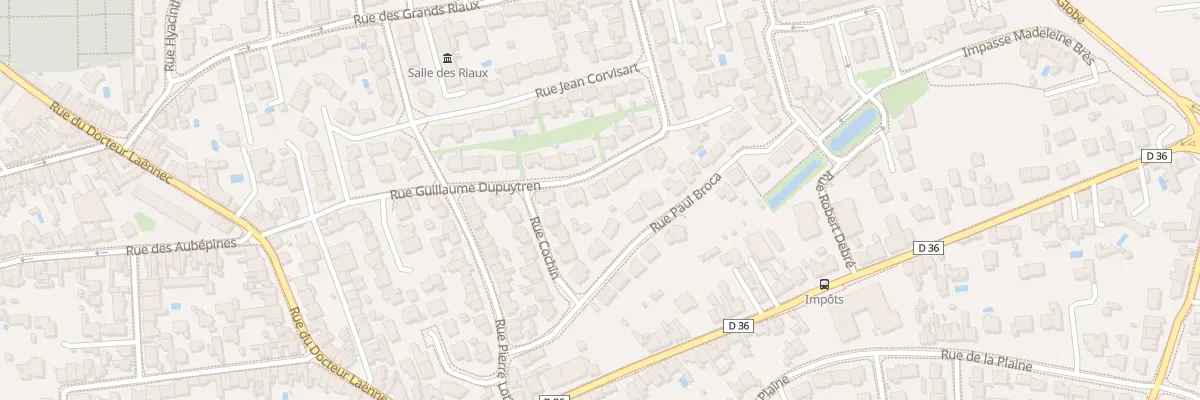 Plan du 10 Rue Guillaume Dupuytren aux Sables-d’Olonne
