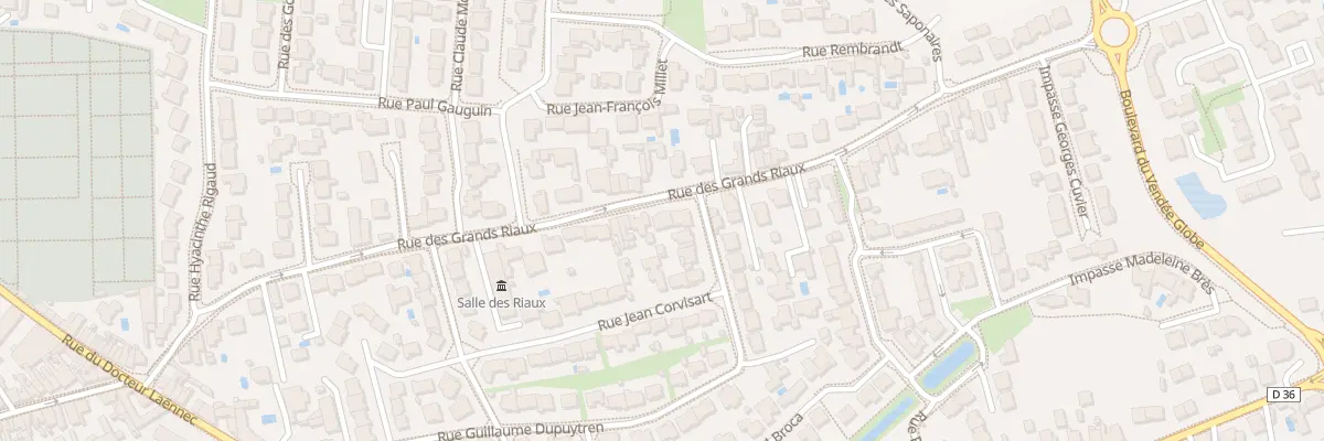 Plan du 60 Rue des Grands Riaux aux Sables-d’Olonne