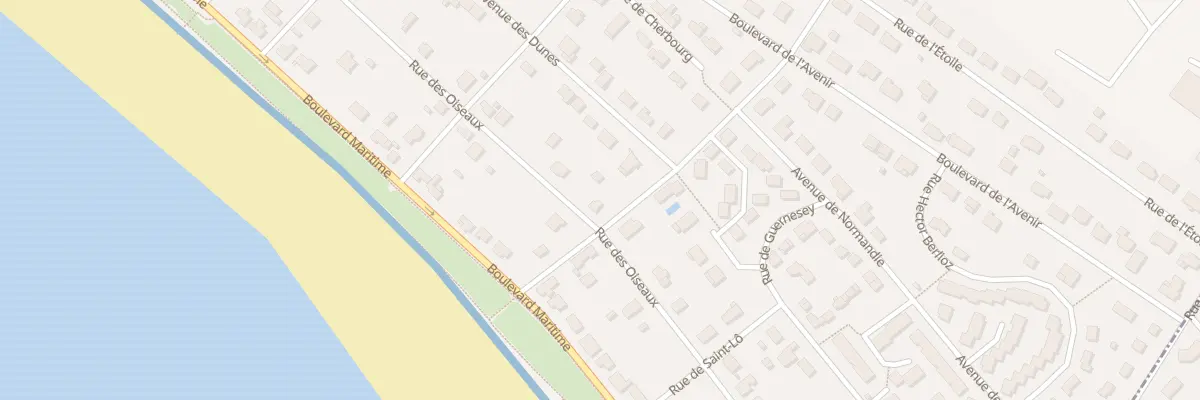 Plan du 35 Rue des oiseaux à Barneville-Carteret