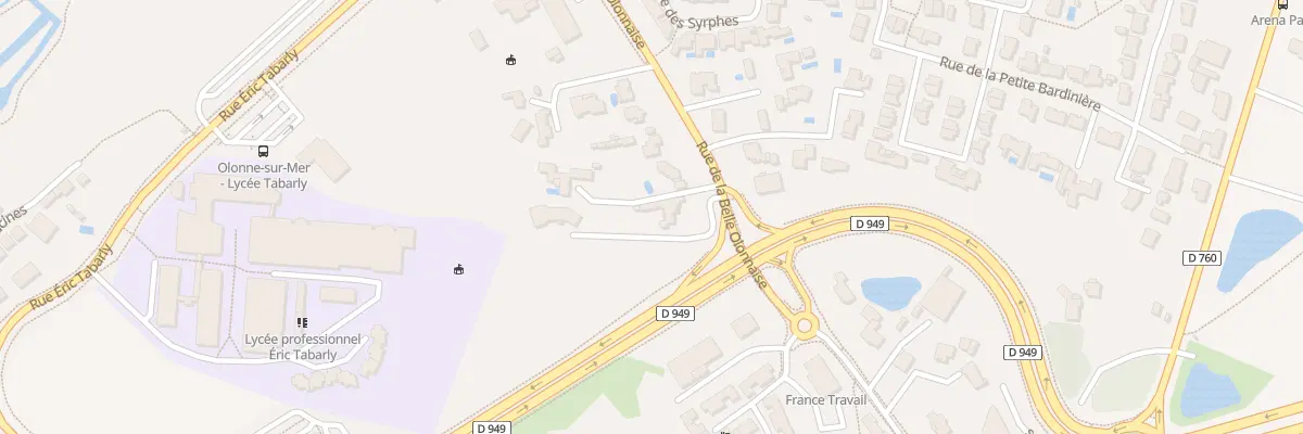 Plan du 92 Rue de la Belle Olonnaise aux Sables-d’Olonne