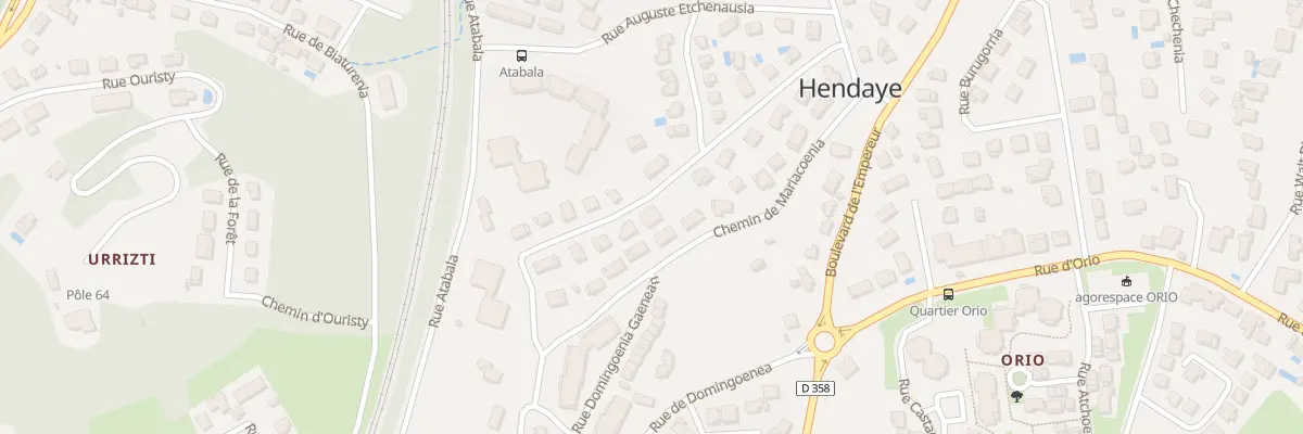 Plan du 13B Rue andré hatchondo à Hendaye