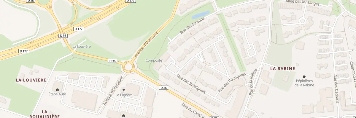 Plan du 32 Rue des Rossignols à Bruz