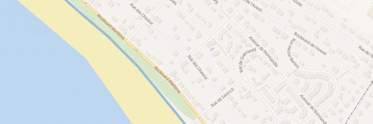 Plan du 26A Rue des oiseaux à Barneville-Carteret