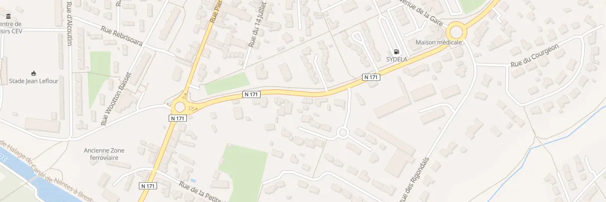 Plan du 9 Bd de la Résistance à Blain