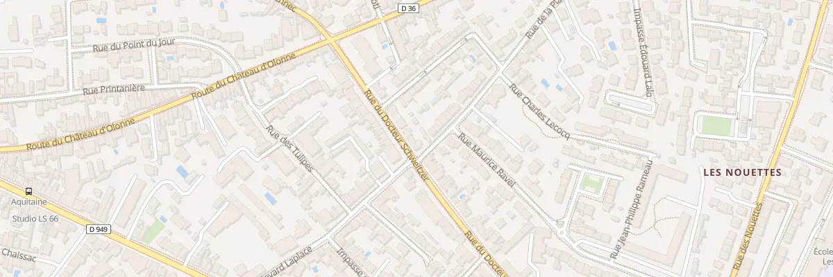 Plan du 142 Rue du Doc Schweitzer aux Sables-d’Olonne