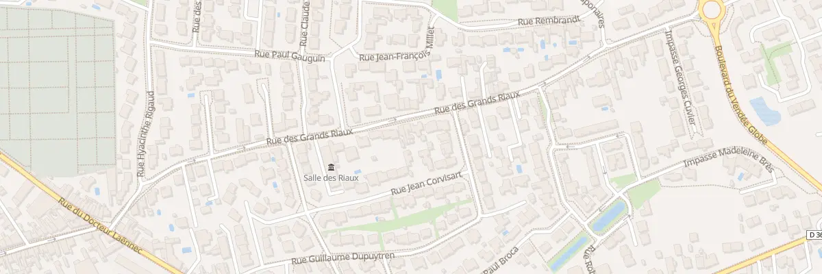 Plan du 56 Rue des Grands Riaux aux Sables-d’Olonne
