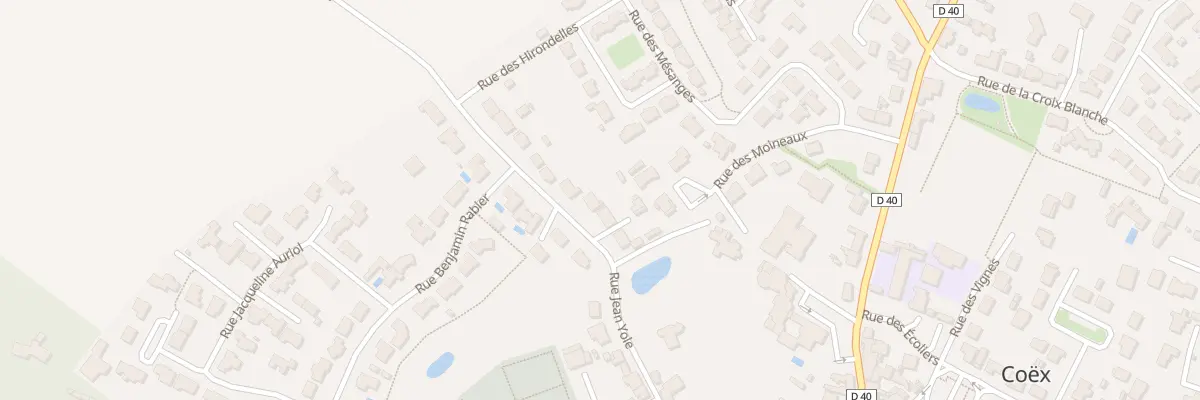 Plan du 12 Rue jean yole à Coëx