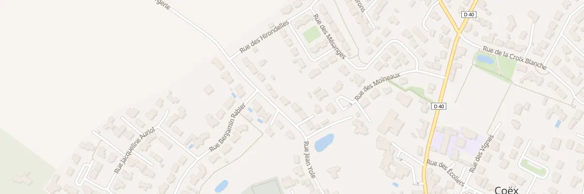 Plan du 14 Rue jean yole à Coëx