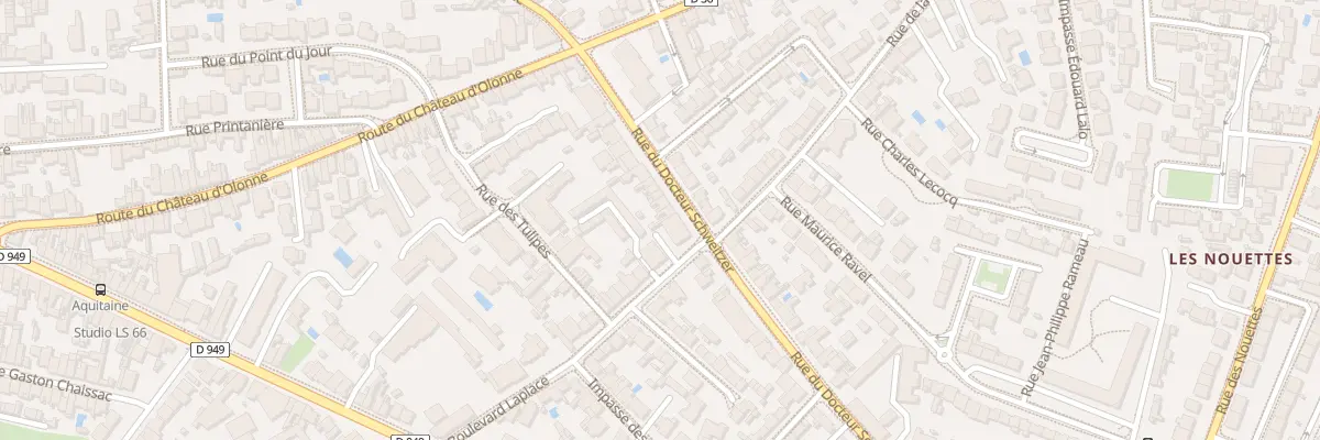 Plan du 147 Rue du Docteur Schweitzer aux Sables-d’Olonne