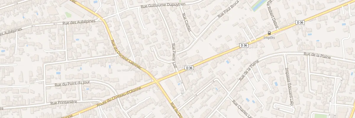 Plan du 2 Rue Pierre Loti aux Sables-d’Olonne