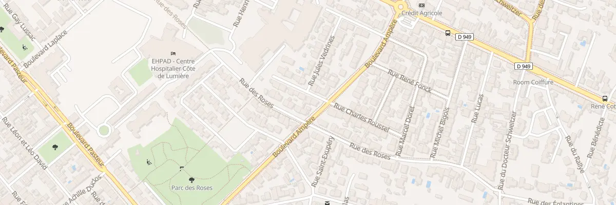 Plan du 23 Rue Charles Roussel aux Sables-d’Olonne