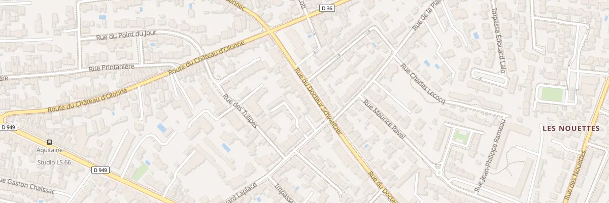 Plan du 151 Rue du Docteur Schweitzer aux Sables-d’Olonne