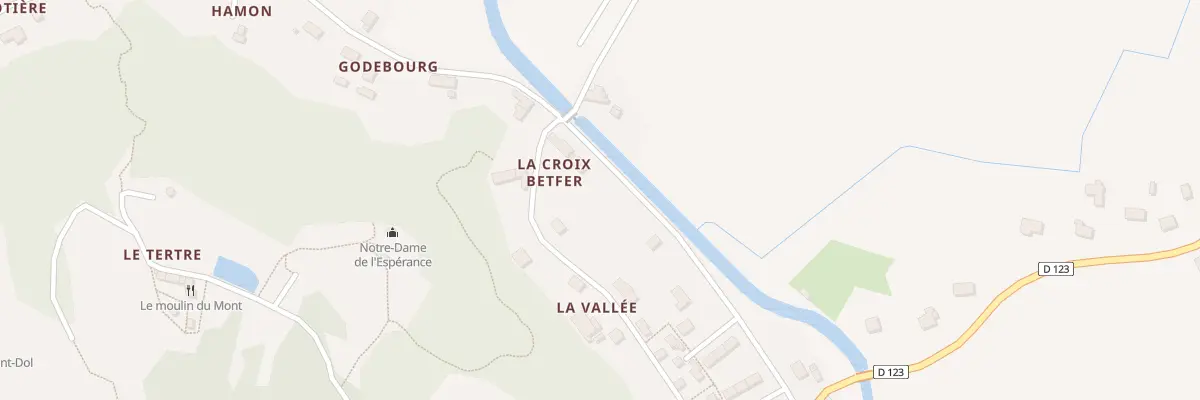 Plan du 9 La Croix Betfer à Mont-Dol