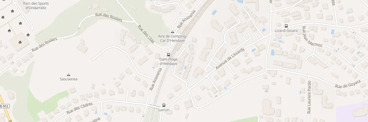 Plan du 5 Av de Lissardy à Hendaye