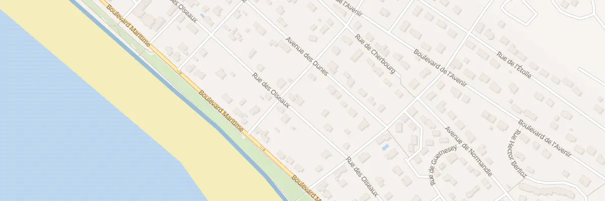Plan du 23 Rue des oiseaux à Barneville-Carteret