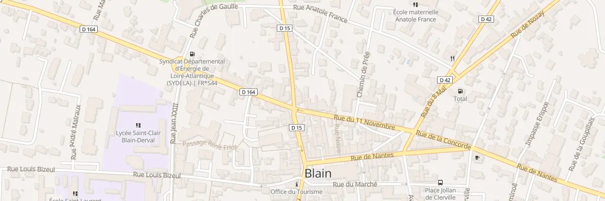 Plan du 1 Rue de la Forêt à Blain