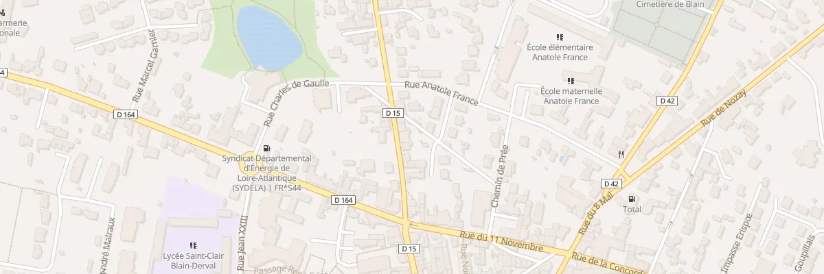 Plan du 11 Rue de la Forêt à Blain