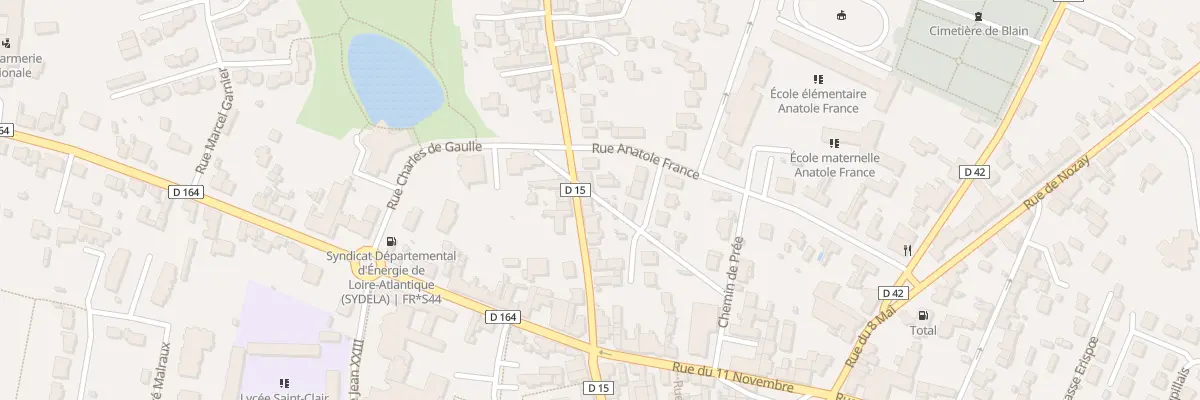Plan du 15 Rue de la Forêt à Blain