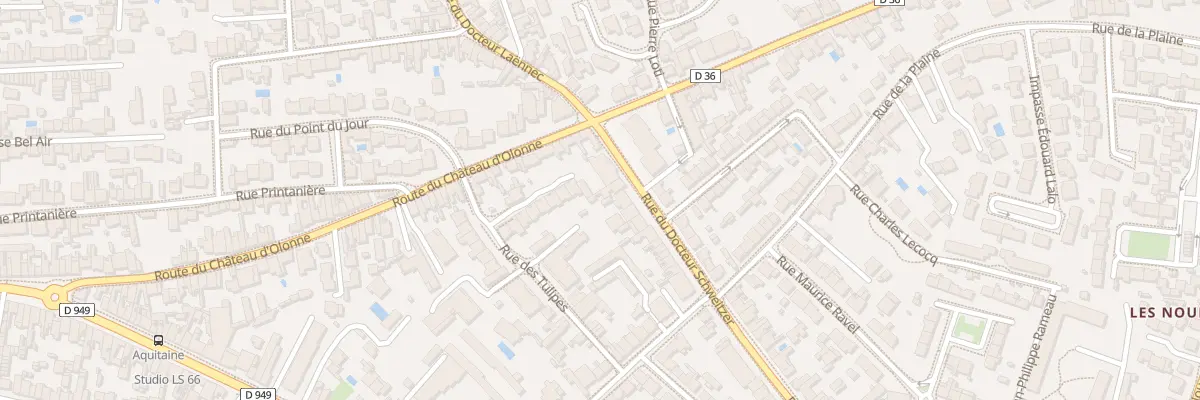 Plan du 165 Rue du Docteur Schweitzer aux Sables-d’Olonne