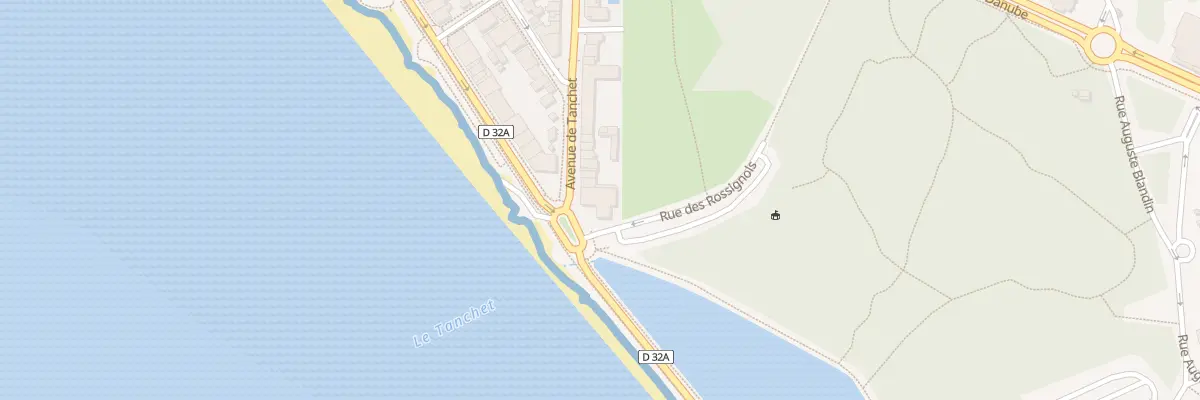 Plan du 2 Av de Tanchet aux Sables-d’Olonne