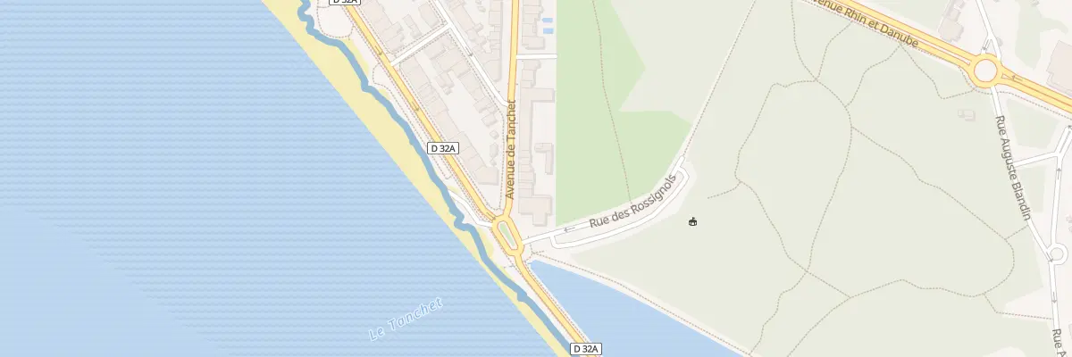 Plan du 8 Av de Tanchet aux Sables-d’Olonne