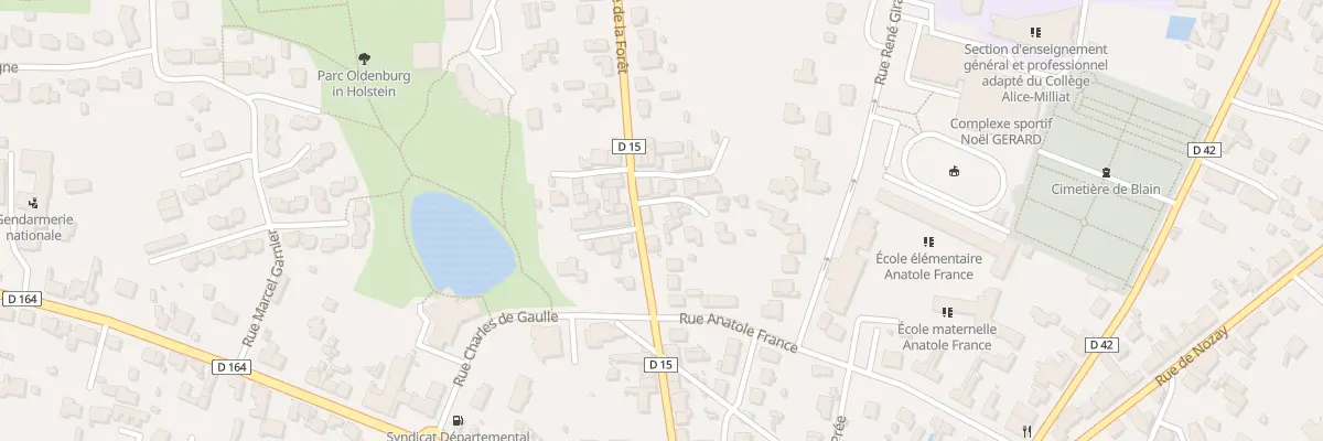 Plan du 23 Rue de la Forêt à Blain