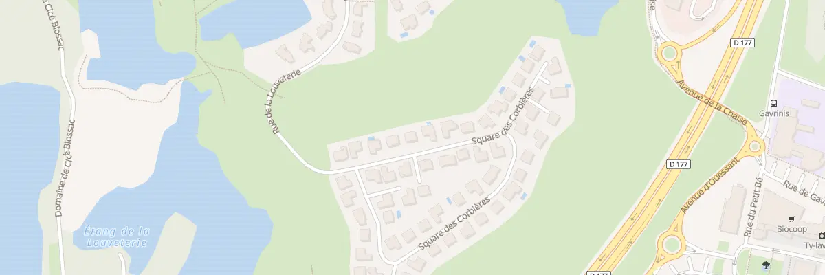 Plan du 9 Sq des Corbières à Bruz