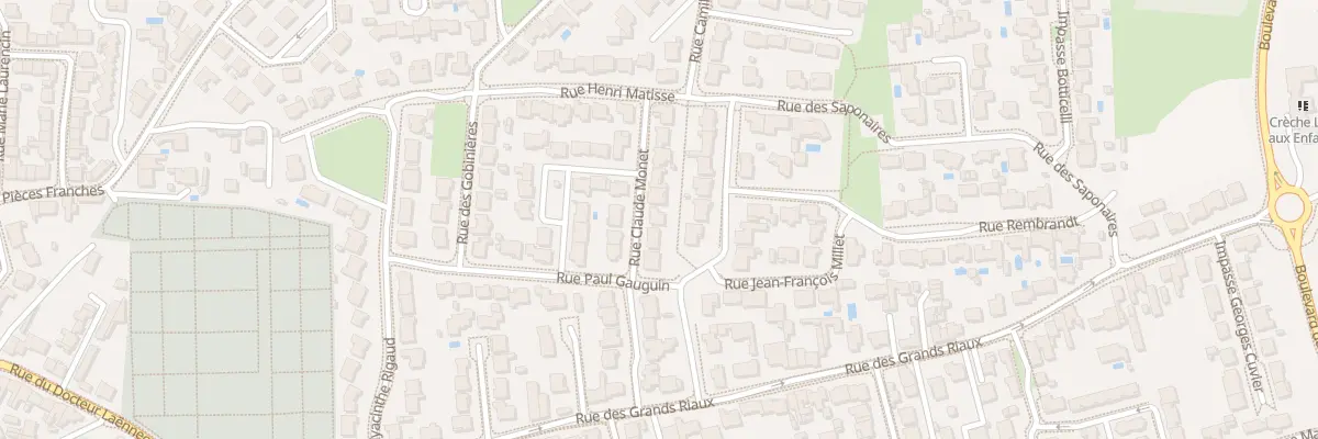 Plan du 6 Rue Claude Monet aux Sables-d’Olonne