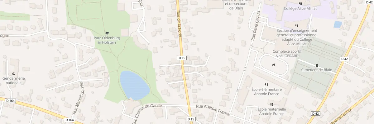 Plan du 35 Rue de la Forêt à Blain