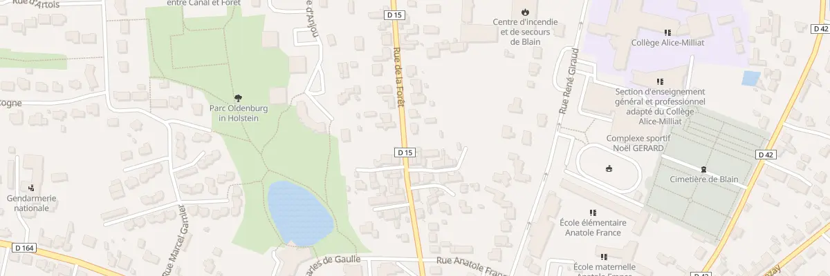 Plan du 37B Rue de la Forêt à Blain