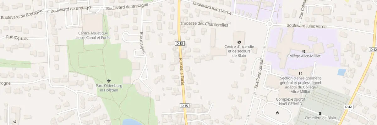 Plan du 45 Rue de la Forêt à Blain