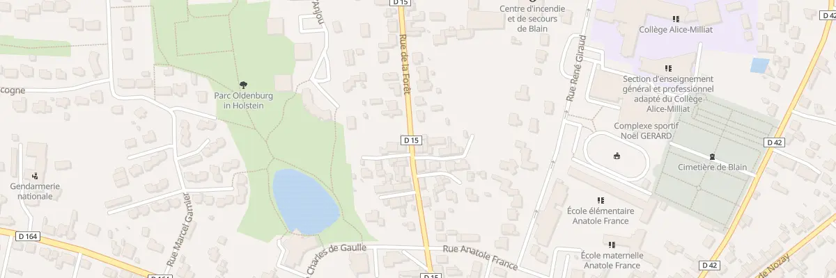 Plan du 37 Rue de la Forêt à Blain