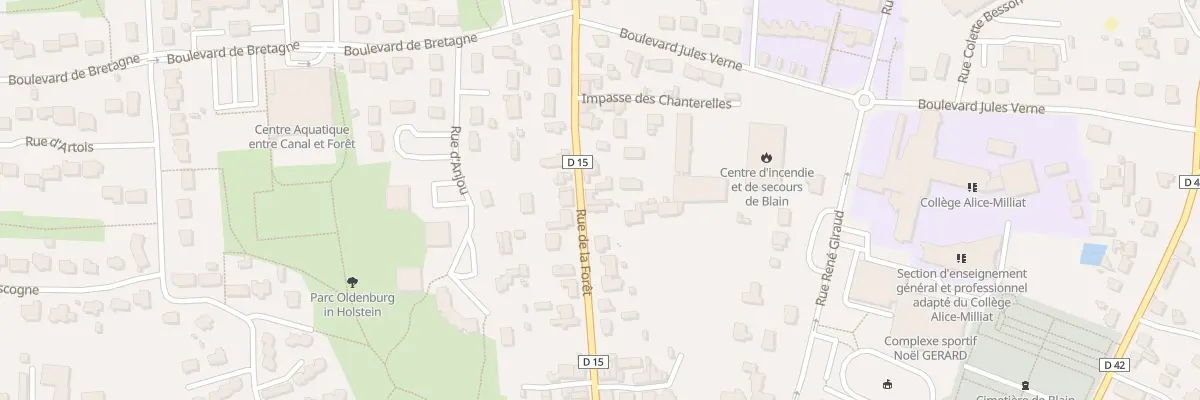Plan du 47 Rue de la Forêt à Blain