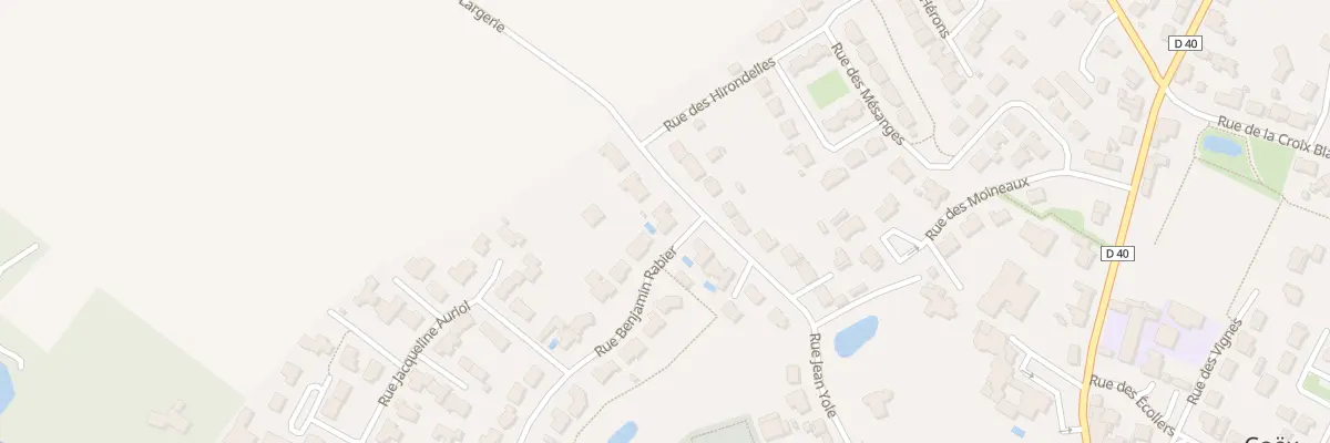 Plan du 23 Rue jean yole à Coëx