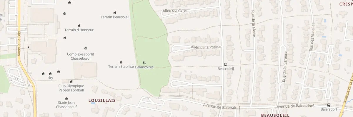 Plan du 21 All de la Prairie à Pacé
