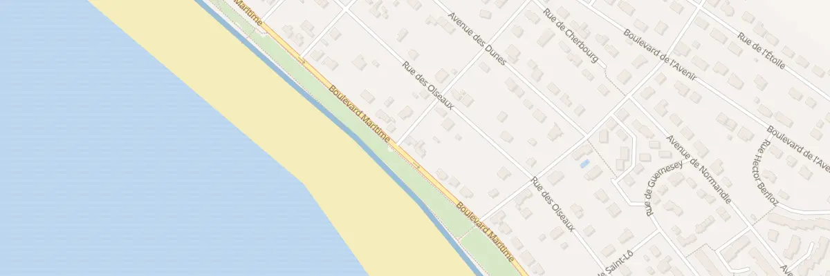 Plan du 11 Rue des Grèves à Barneville-Carteret