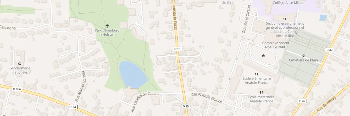 Plan du 30 Rue de la Forêt à Blain