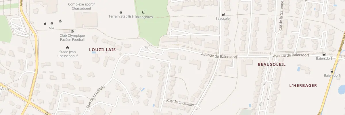 Plan du 11B Rue de Louzillais à Pacé
