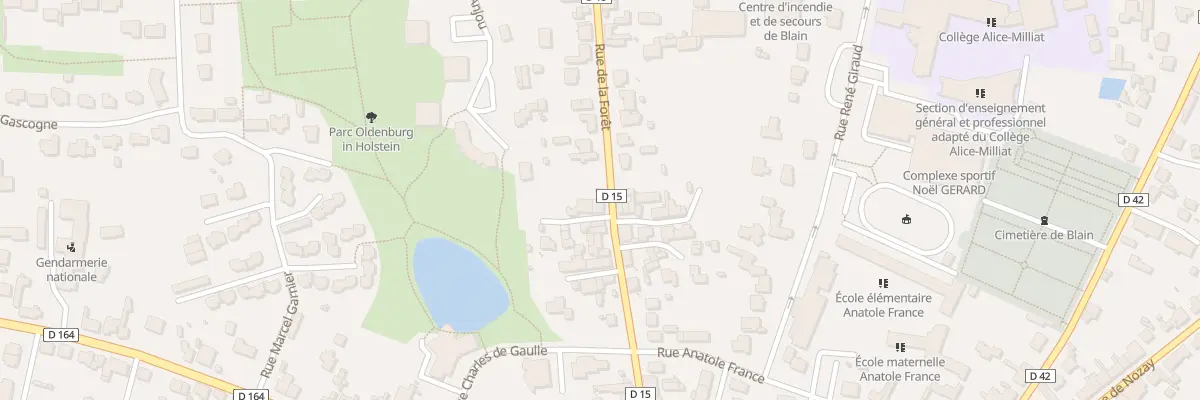 Plan du 36 Rue de la Forêt à Blain