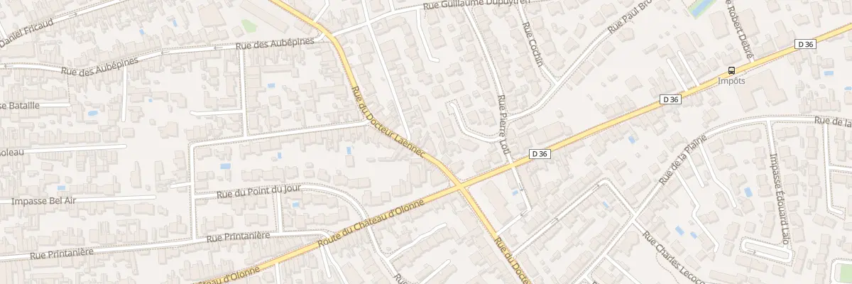 Plan du 10 Rue du Dr Laennec - Chateau aux Sables-d’Olonne