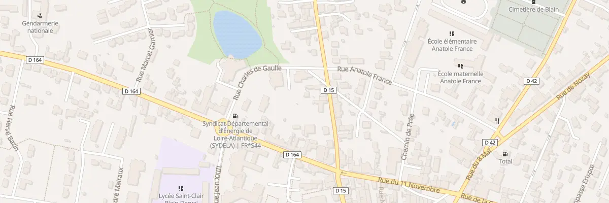 Plan du 8 Rue de la Forêt à Blain
