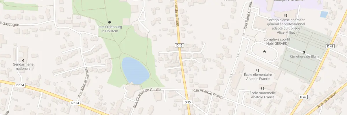 Plan du 32B Rue de la Forêt à Blain