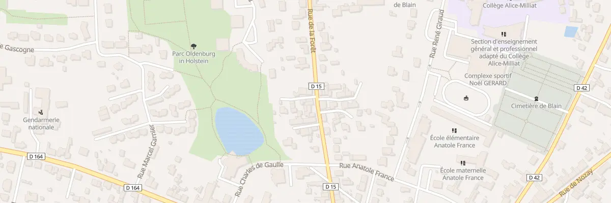Plan du 475 Rue de la Forêt à Blain