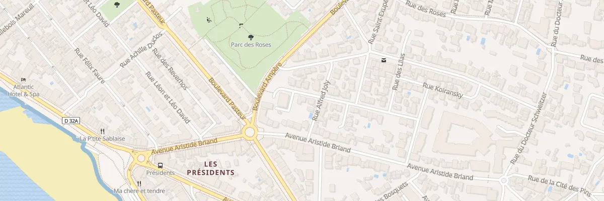 Plan du 27 Rue Gaston d’Hostel aux Sables-d’Olonne