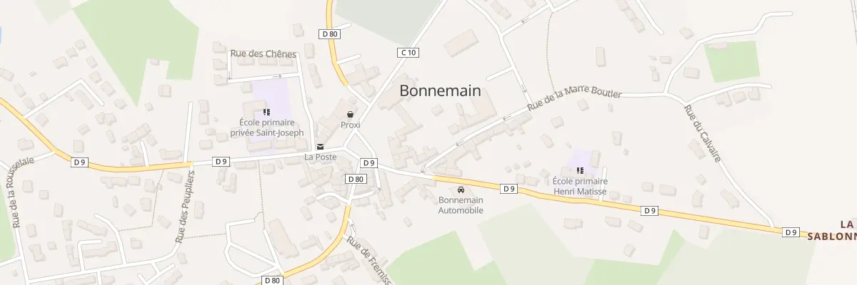 Plan du 7B La Marre Boutier à Bonnemain