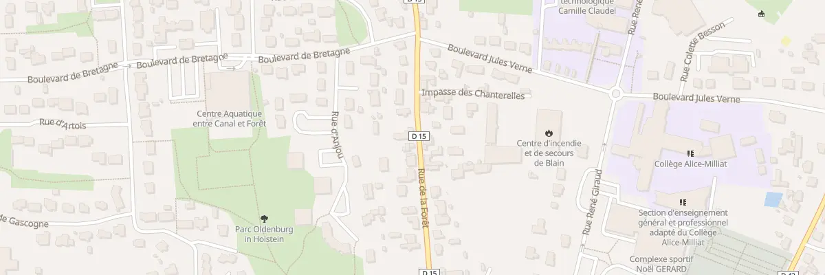 Plan du 50 Rue de la Forêt à Blain