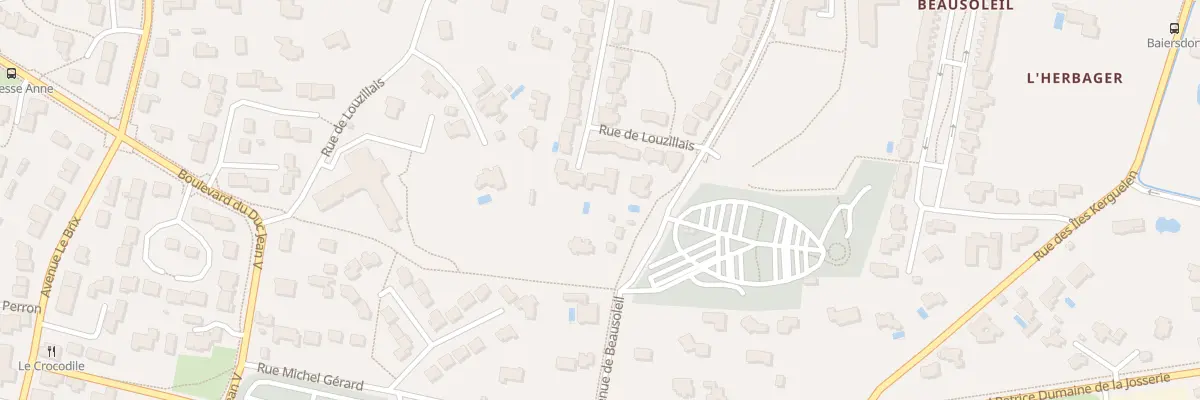 Plan du 40 Rue de Louzillais à Pacé