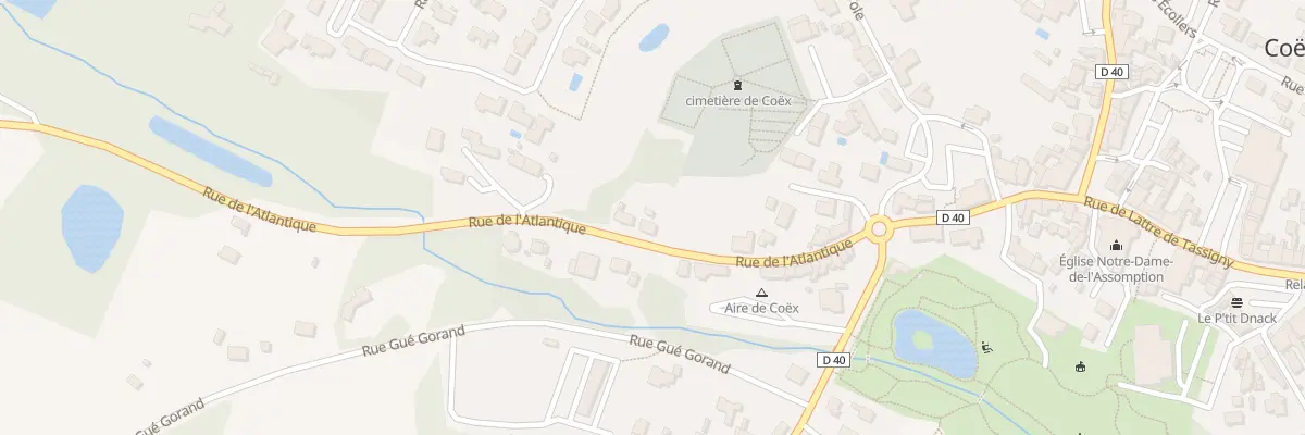 Plan du 20 Rue de l’atlantique à Coëx